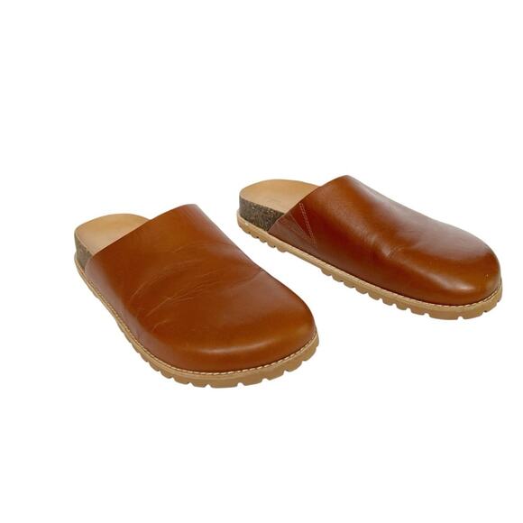 Madewell The Layne Clog Mule in Brown Leather Size 8 - Picture 4 of 13